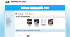 Desktop Screenshot of mountpleasanthighschool.org