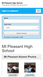 Mobile Screenshot of mountpleasanthighschool.org